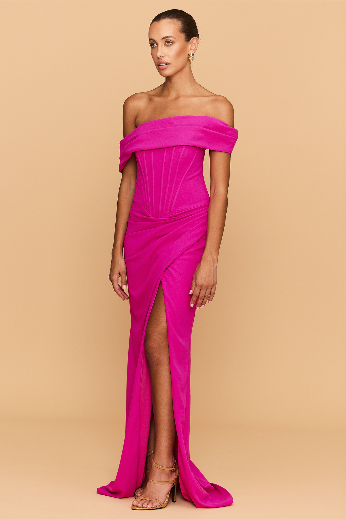 Sapphire Gown - Magenta Catherine Ferraro Sapphire Gown - Magenta Catherine Ferraro